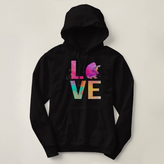 Pull À Capuche Chimpanzé coloré Maman Dons Chimpanzé (Design devant)