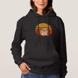 Pull À Capuche Chinchilla Vintage Sunset Danser Chinchillas Anima