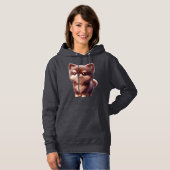 Pull À Capuche Chiot Mignon et Fluffy � Design de Chien Adorable (Devant entier)