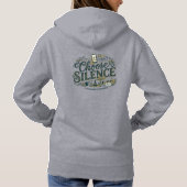 Pull À Capuche Choisissez le Silence (Dos)