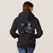 Pull À Capuche Chouette nocturne Xen (Dos entier)