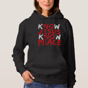 Pull À Capuche Christian Jésus Bible Verse Écriture Connaître Jés