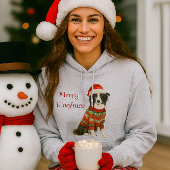 Pull À Capuche Christmas Border Collie Dog Lover