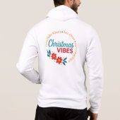 Pull À Capuche Christmas Vibes Zip-Up Hoodie (Dos)