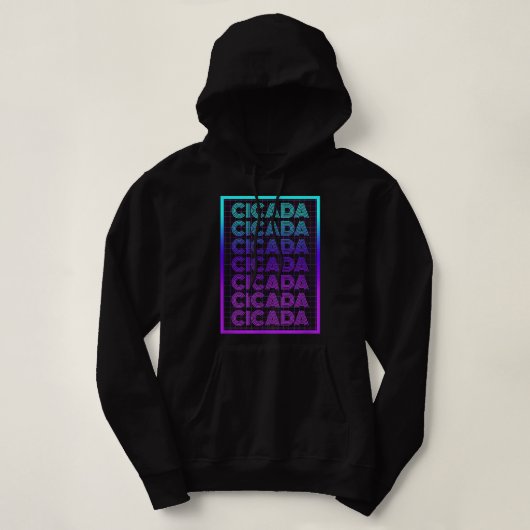 Pull À Capuche Cicada Insect les années 70 Retro Canada (Design devant)