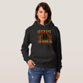 Pull À Capuche Cimetière de citrouilles Halloween dévasté (Devant entier)