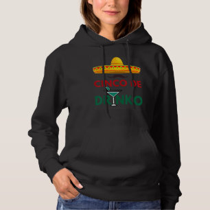 Pull À Capuche Cinco De Drinko Sombrero Mexicaine Fiesta Cinco De