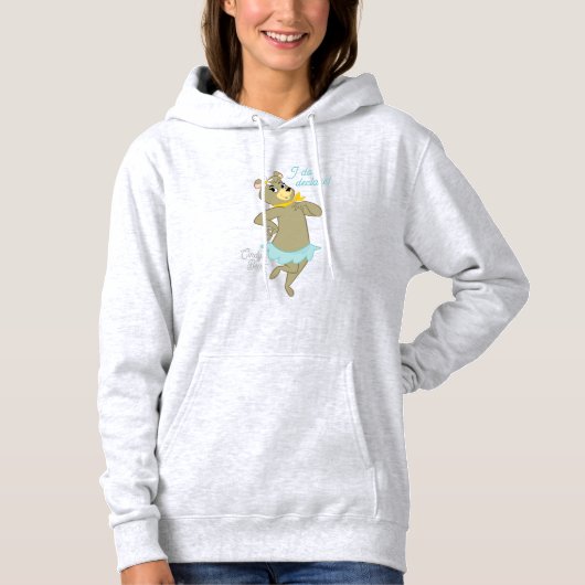 Pull À Capuche Cindy Bear Pose Enjouée (Devant)