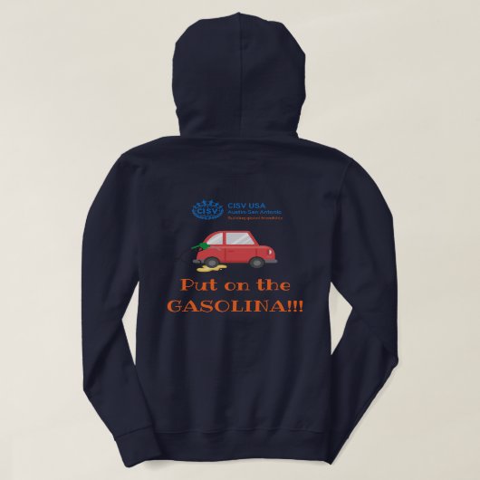 Pull À Capuche CISV Austin "Gasolina" Energizer femmes (Design dos)