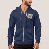 Pull À Capuche Citation de la Constitution de l'Aigle chauve Marb (Devant)