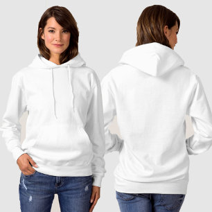 Pull À Capuche Citation Photo personnalisée Oeuvre d'art Dames de