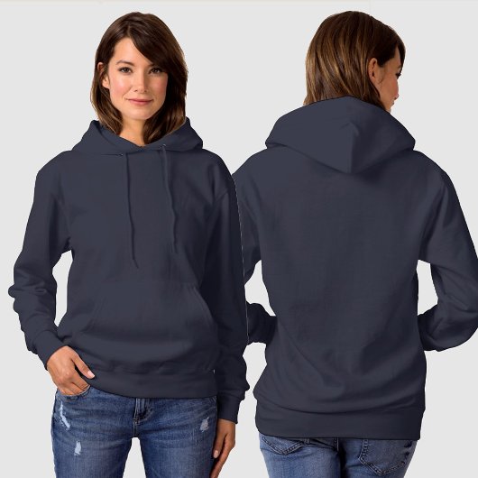 Pull À Capuche Citation Photo personnalisée Oeuvre d'art Dames de