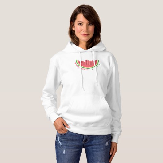 Pull À Capuche Cité Pastèque (Devant entier)