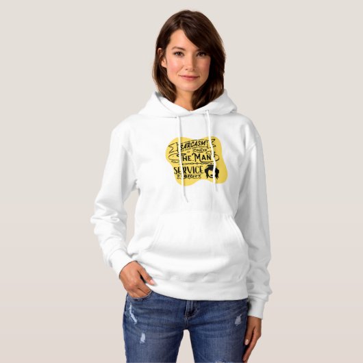 PULL À CAPUCHE CITE SARCASM (Devant entier)