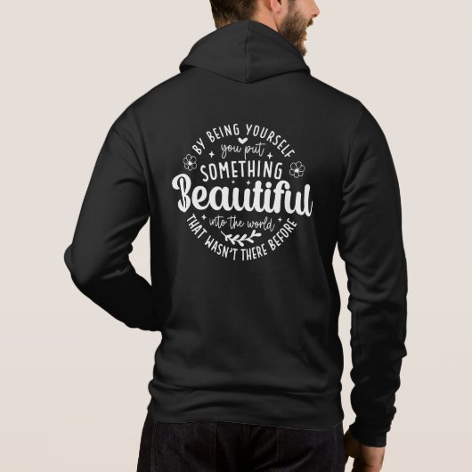 Pull À Capuche Citez-vous quelque chose de beau (Dos)