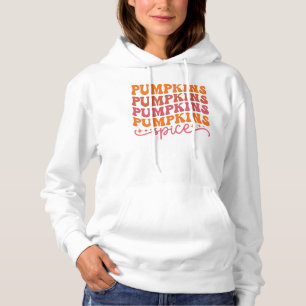 Pull À Capuche Citrouille Citrouille Citrouille Citrouille Épice