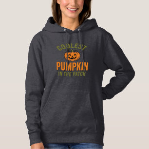 Pull À Capuche Citrouille la plus cool du patch Halloween vintage