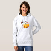 Pull À Capuche Citrouille mignon "Hi" (Devant entier)
