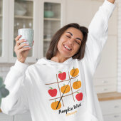 Pull À Capuche Citrouille Tic-Tac-Toe