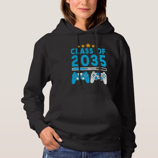 Pull À Capuche Classe de garçons de 2035 Grandir avec moi Préscol (Devant)