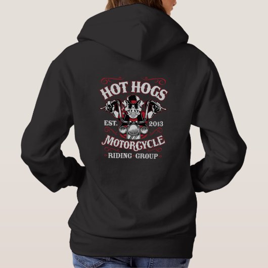 Pull À Capuche Classique chaud Hoody de dames de Hogs™ (Dos)