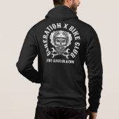 PULL À CAPUCHE CLUB DE VÉLO GÉNÉRATION X (Dos)