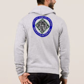 Pull À Capuche Code QR professionnel personnalisé (Scan Me) promo (Dos)