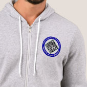 Pull À Capuche Code QR professionnel personnalisé (Scan Me) promo