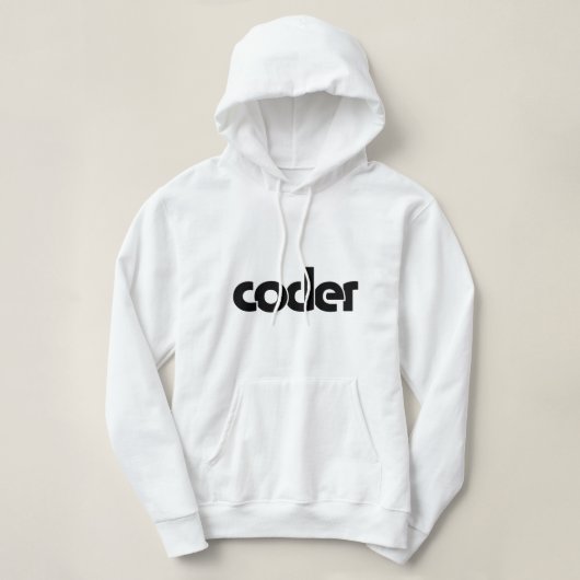 Pull À Capuche Coder (Design devant)