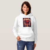 Pull À Capuche Coeur des diamants T (Devant entier)