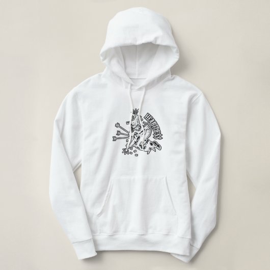 Pull À Capuche Coeur Gangster Angel mode tendance (Design devant)