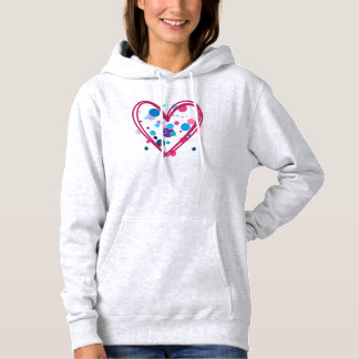 Pull À Capuche Coeur Pot