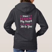 Pull À Capuche cœur sur Sweats à capuche et sweats (Dos)