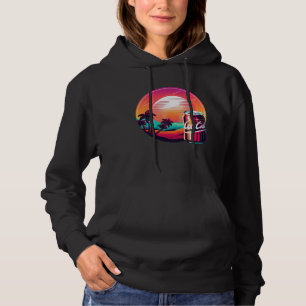 Pull À Capuche Cola Synthwave 80s esthétique Rétrowave
