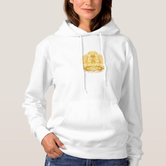 Pull À Capuche Collection Foi Angélique (Devant)