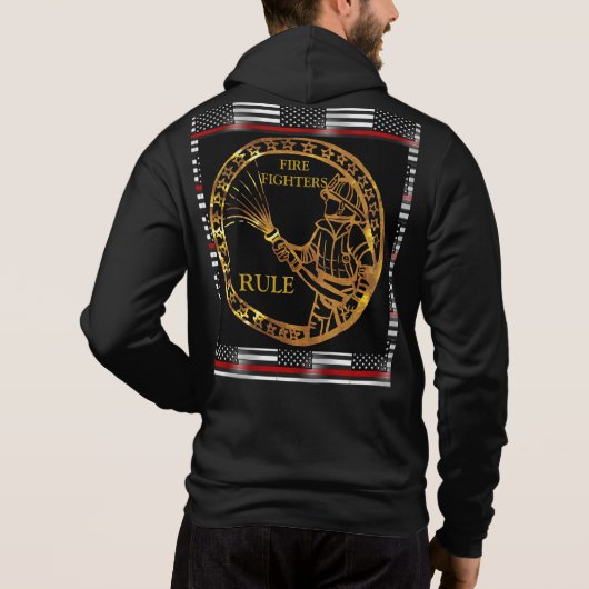 PULL À CAPUCHE COMBATTANTS (Dos)