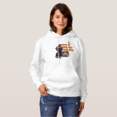 Pull À Capuche Compagnon parfait de sorcière | Halloween mignon (Devant entier)
