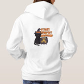 Pull À Capuche Compagnon parfait de sorcière | Halloween mignon (Dos)