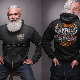 Pull À Capuche Conception d'ailes de personnaliser moto vintage r