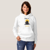 Pull À Capuche Conception d'art de ninja samouraï solitaire (Devant entier)