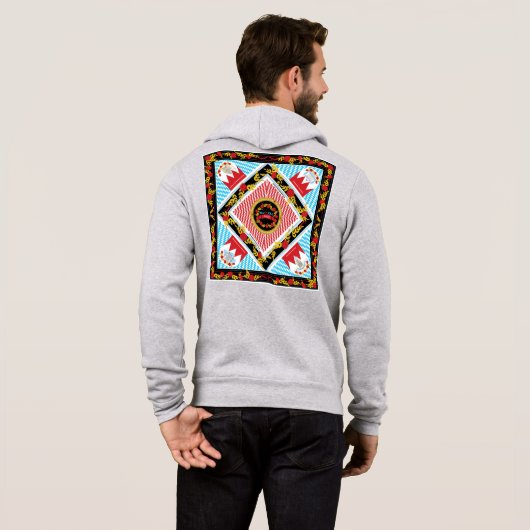 Pull À Capuche Conception de bandana (Dos entier)