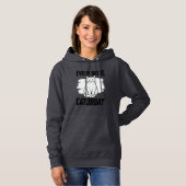 Pull À Capuche Conception de chemise drôle pour amateur de chat d (Devant entier)