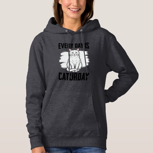 Pull À Capuche Conception de chemise drôle pour amateur de chat d (Devant)