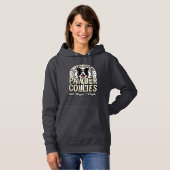 Pull À Capuche Conception de chemise drôle pour amateur de chien  (Devant entier)