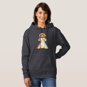 Pull À Capuche Conception de chemise vectorielle de bénédiction r (Devant entier)