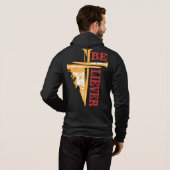 Pull À Capuche Conception de clou de croix de Jésus – Puissant Ch (Dos entier)