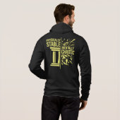 Pull À Capuche Conception de dualité stable physiquement et menta (Dos entier)