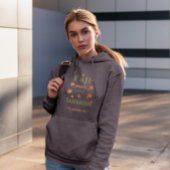 Pull À Capuche Conception de la brise automnale et des feuilles a