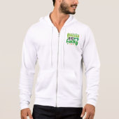 Pull À Capuche Conception de la Saint-Patrick bénie et chanceuse- (Devant)