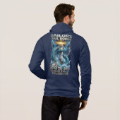 Pull À Capuche Conception de sweat-shirt Phare Pieuvre (Dos entier)